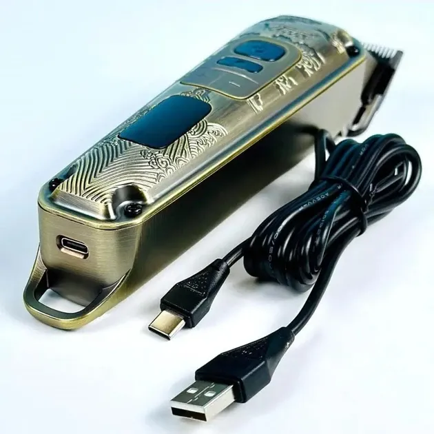 Аккумуляторная беспроводная машинка - триммер для стрижки волос VGR V005 8 насадок для длины Одесса - изображение 6