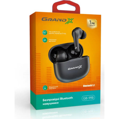 Навушники Grand-X GB-99B Black (GB-99B) Вінниця - фото 7