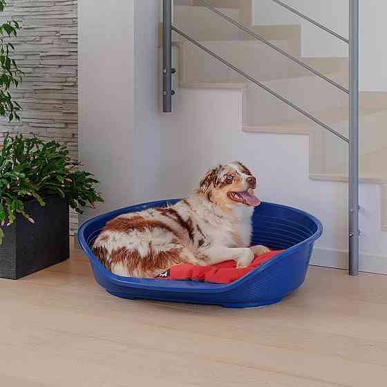 Пластиковый лежак для котов и собак Ferplast Siesta Deluxe (Ферпласт Сиеста Делюкс) 82 х 59.5 х h 25 см - SIESTA DELUXE 8, Черный Запорожье