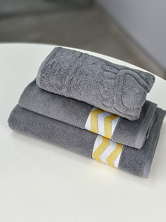 Комплект махрових рушників з дизайном + килимок для ніг Ideal Textile Чернівці - фото 5