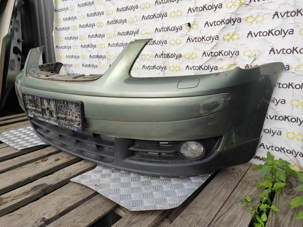 Бампер передній з туманками VW Caddy 2004-2010 Ковель - фото 2