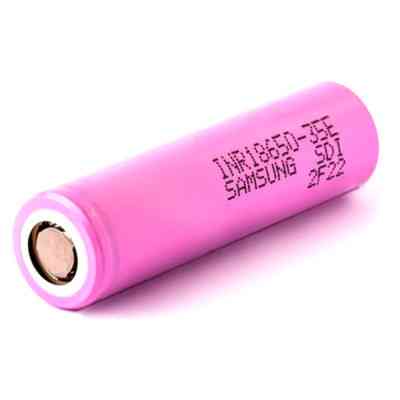 Акумулятор 18650 3350mAh, 8A, 4.2/3.6/2.5V, pink Samsung (INR18650-35E) Вінниця