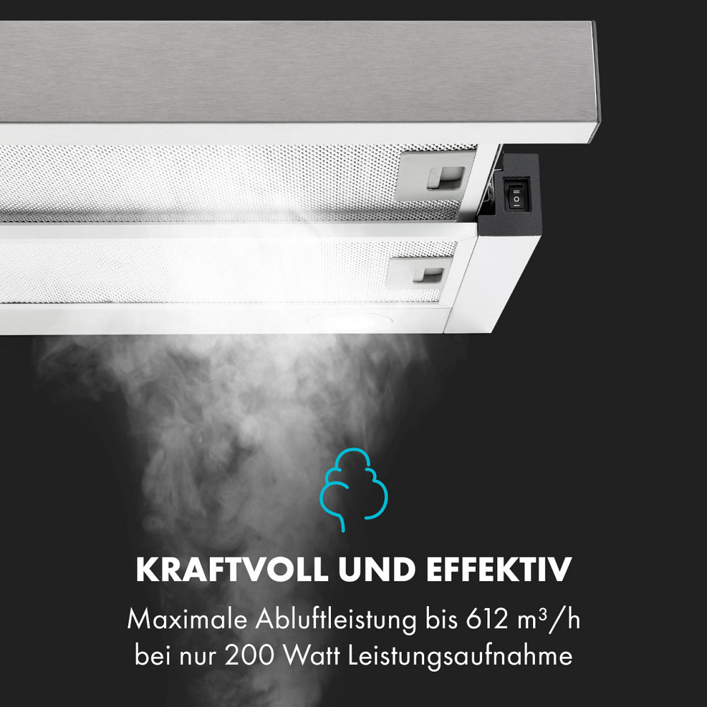 Витяжка Viola неіржавка сталь 59,6 см 612 м3/год EEC A срібло (Німеччина, читати опис) Рівне - фото 4