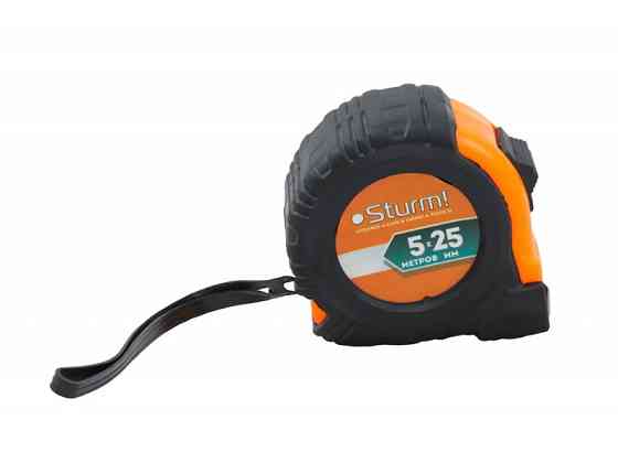 Рулетка обрезиненная с магнитом, 5мХ25мм, Sturm! 3100403 (читать описание) Ровно