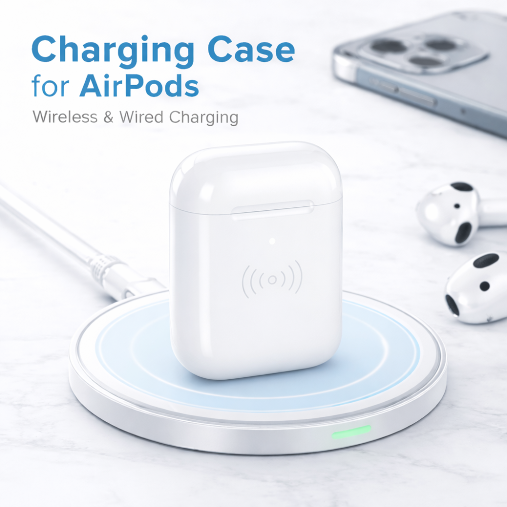Зарядний кейс пристрій ExtraDigital для AirPods Y006 Київ - фото 1