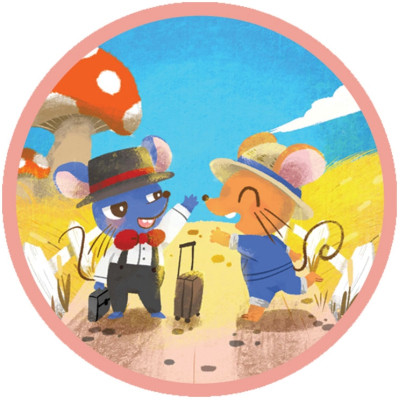 Інтерактивна іграшка Ambo Funtamin Аудіоказка з проєктором Міське та сільське мишеня (AF6339CC) Вінниця - фото 2