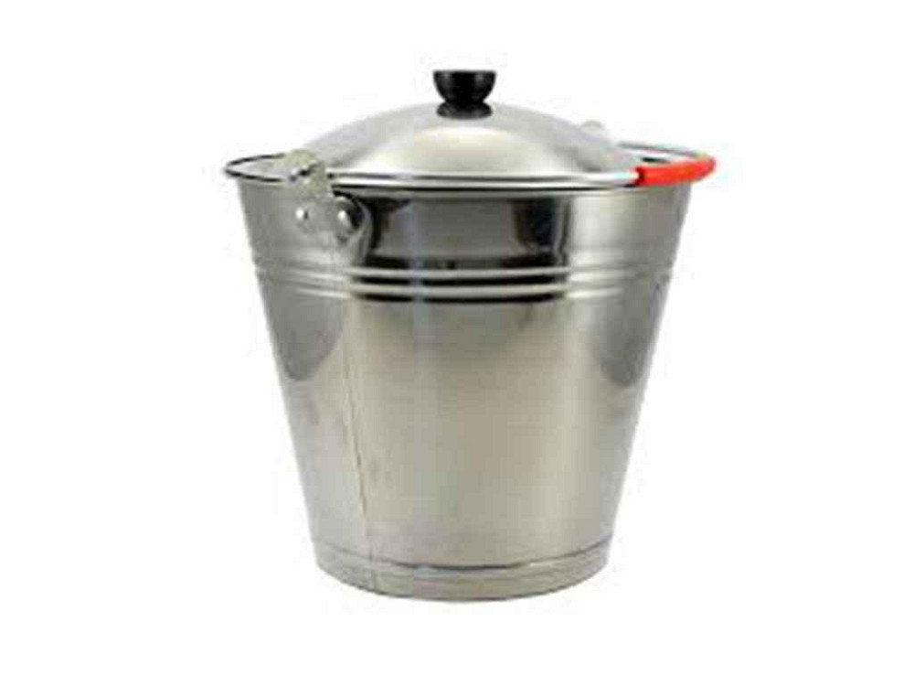 Відро з кришки нерж. 8л d=28см B005-8L ТМ ZAUBERG Київ - фото 1