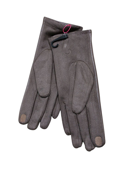 Жіночі рукавички сенсорні one size кавовий Київ - фото 2