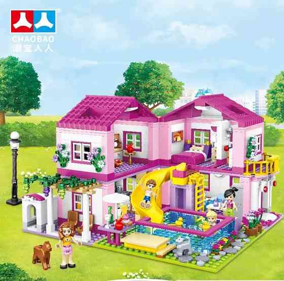 Конструктор Princess Toy Летняя вилла, 1018 деталь Киев