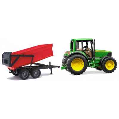 Спецтехника Bruder трактор John Deere 6920 с прицепом (02057) Винница