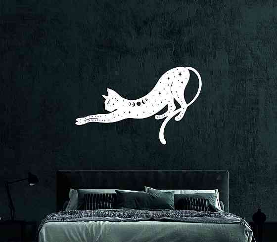 Декоративне настінне 3D Панно «Кіт» Декор на стіну з об'ємом Київ