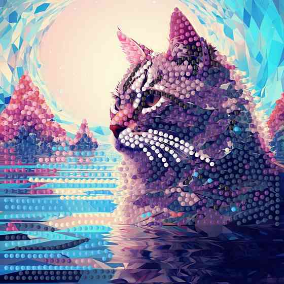 Алмазна мозаїка "Гордість" ZAV1818-26, 18х18 см Вінниця