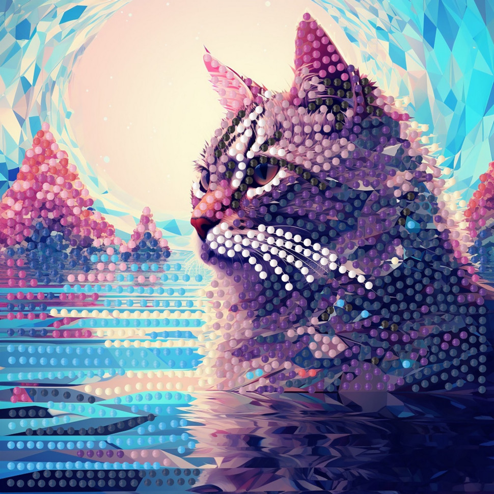 Алмазна мозаїка "Гордість" ZAV1818-26, 18х18 см Вінниця - фото 1