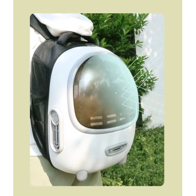 Переноска для животных Lapka с вентиляцией белая (PCB-01-W) Винница - изображение 9