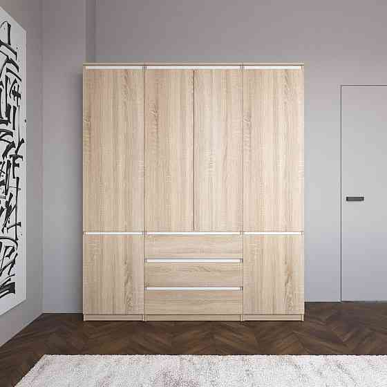 Шафа для одягу VAYS зі штангою та полицями, 3 шухляди, комплект R9+R22-2 Львів