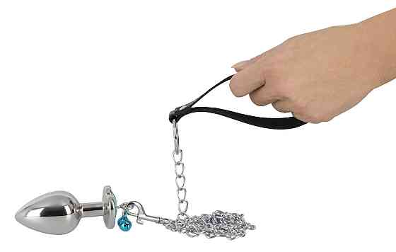 Набір із 4 пробок із повідцем Butt Plug Set with a Leash S, M, L Sex Aura Київ