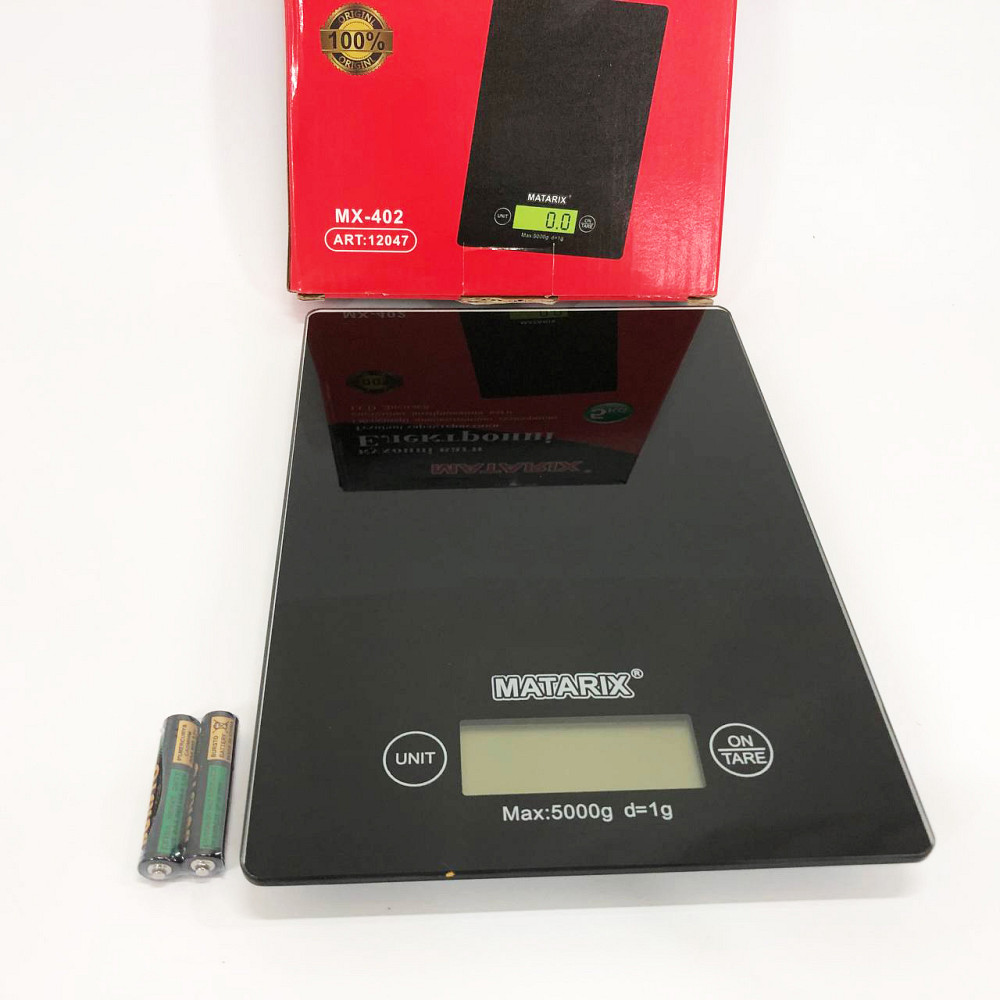 Кухонні ваги з функцією скидання тари Matarix MX-402 5 кг, Електронні ваги для приготування їжі HJ-67 Львів - фото 8