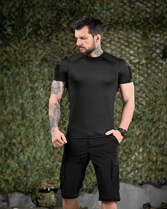 Летний тактический костюм TRILON черный ДЛ6583 Одесса - изображение 8