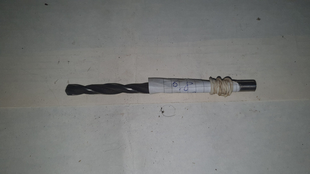 Сверло с цилиндрическим хвостовиком 6.8 мм. Р6М5. СССР. Харьков - изображение 1