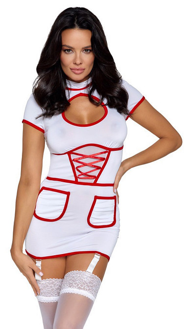 Рольовий костюм медсестри Nurse XL Sex Aura Київ - фото 1
