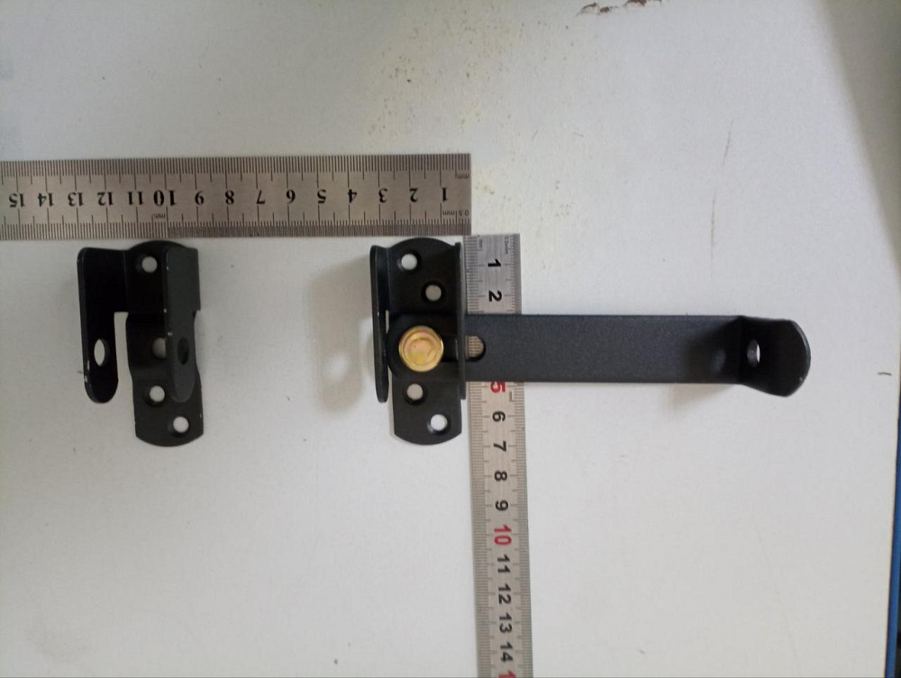 Клямка дверна покрита чорною порошковою фарбою "P-o" Київ - фото 4