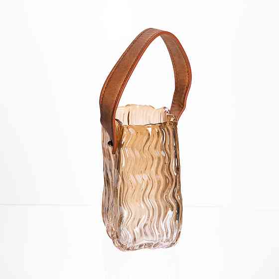 Ваза сумочка з ручкою 12×8.5×16 (см) декоративна Коричневий HP-19-154-1 Коломыя