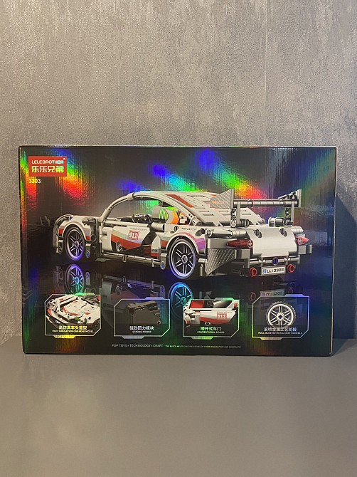 Конструктор Lele Brother PORSCHE 911 RSR 540 деталей совместимый с lego лего Киев - изображение 5