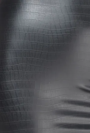 Трусики Noir Handmade P012 Wild crocodile wetlook thong with double opening - L Львів