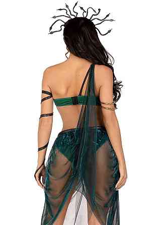 Эротический костюм Медузы Горгоны Leg Avenue Medusa Costume M, топ, юбка, нарукавники, украшения Sex Aura Киев