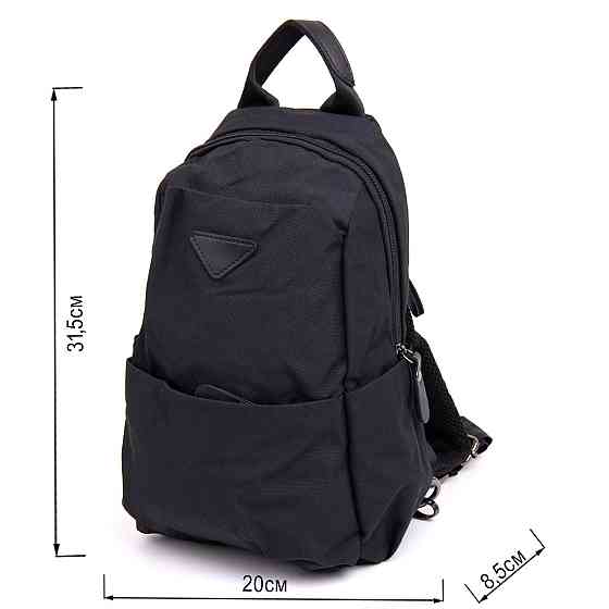 Сумка через плечо нейлон Vintage 20632 Черная Киев