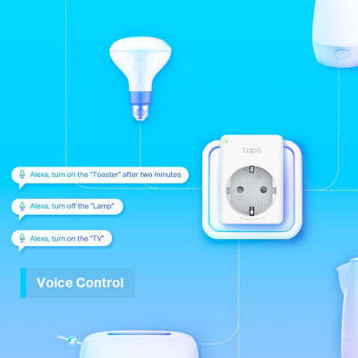 Розумна розетка TP-Link Tapo P100M N300 BT 10A (TAPO-P100M) Вінниця - фото 4