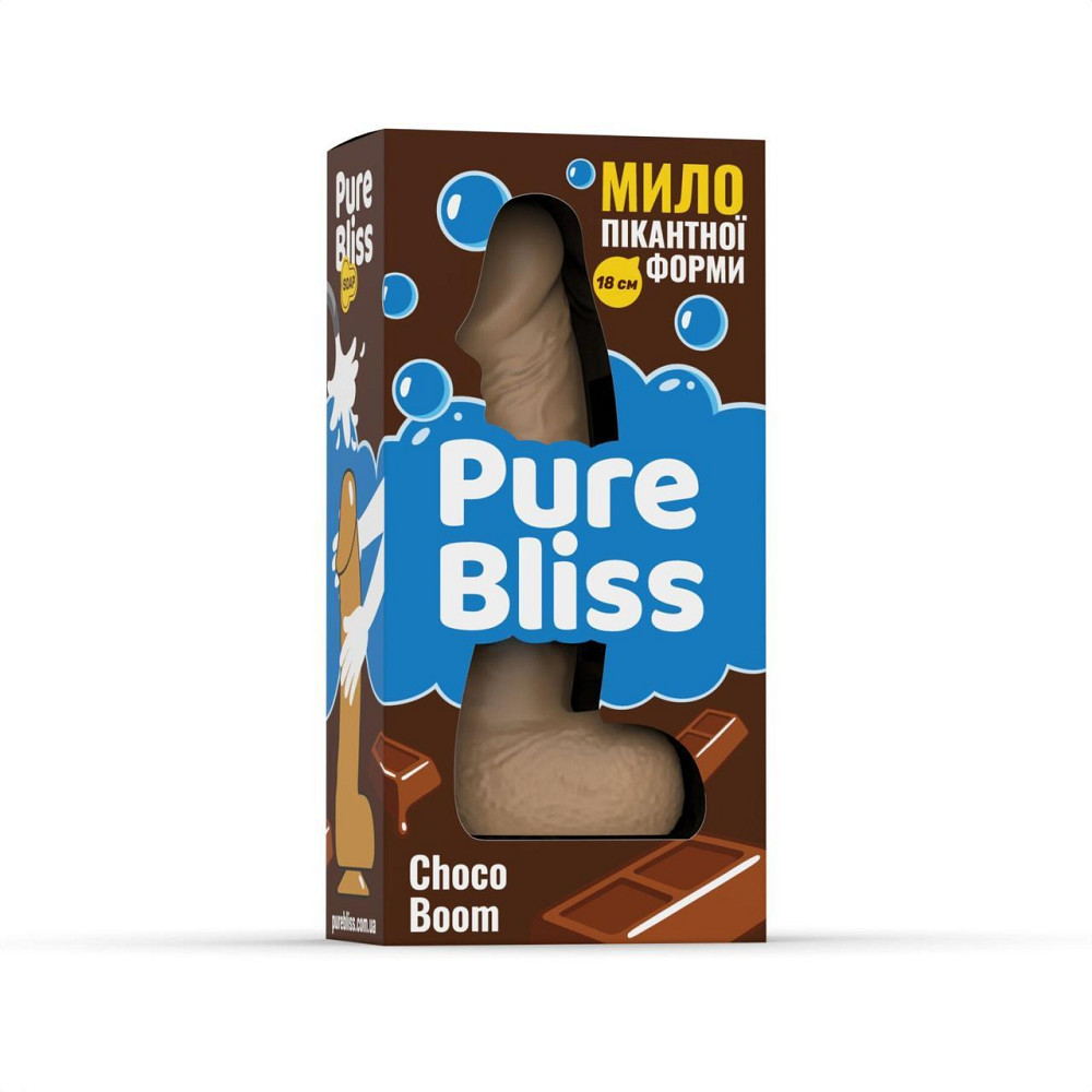 Ароматне мило пікантної форми Pure Bliss Brown Choco Boom (Шоколад) 18 см Sex Aura Київ - фото 6