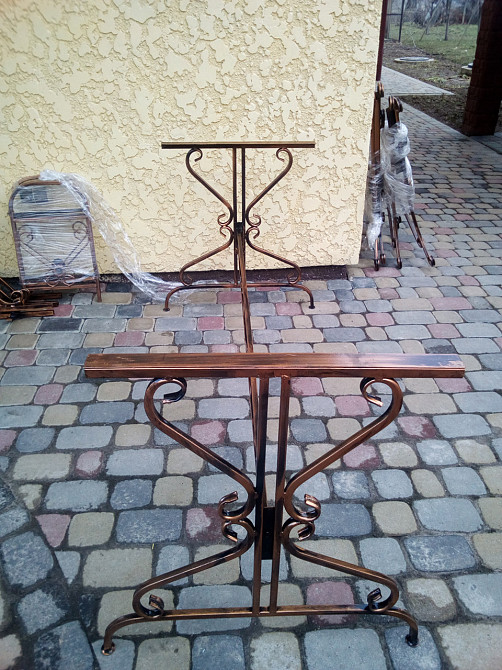 Лавка садова боковини ковані для лавки 2 шт V-004 Київ - фото 6