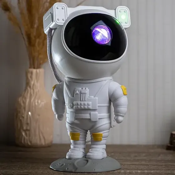 Ночник проектор звездного неба Astronaut Big, с пультом, 8 режимов, USB питание, ABS пластик, светод Киев