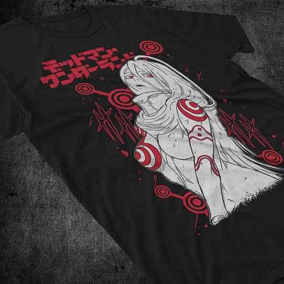 Футболка аниме Дандадан Вондерланд Вондерланд Момо оверсайз (S/M/L) Черний AnimeJ1050 Днепр