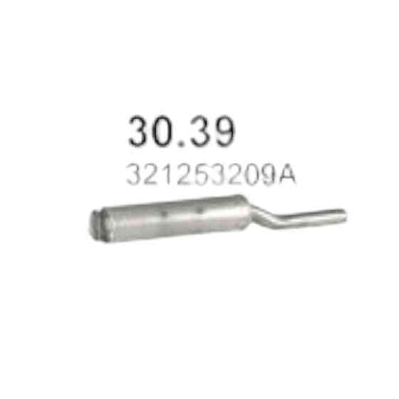 Глушитель Пассат 1.8-2.3, 1.6D передний Фольцваген Мукачево