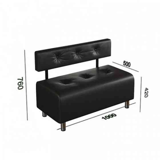 Диван для зоны ожидания Бекки с пуговицами (Цвета в ассортименте) Киев