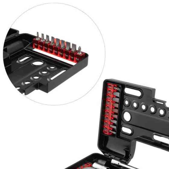 Набір викруткових головок INTERTOOL  57 од. STORM - головки, біти, тріскачка в одному наборі Львів