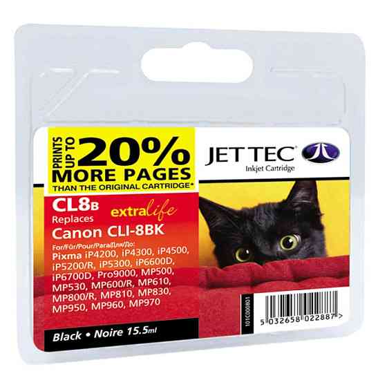 Картридж Jet Tec для Canon CLI-8B Black (1338BJT) Вінниця