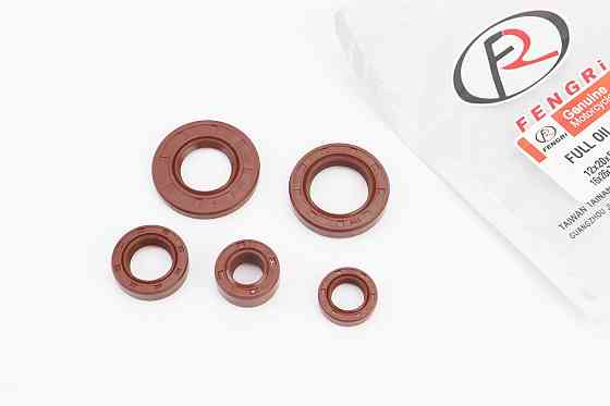 Сальники к-кт 5шт (12x20x5,5; 12x22x9; 16x26x7; 20x38x5; 22x35x7) двигуна, BOXER BM/ВМX 150cc, від 3шт -8% Київ