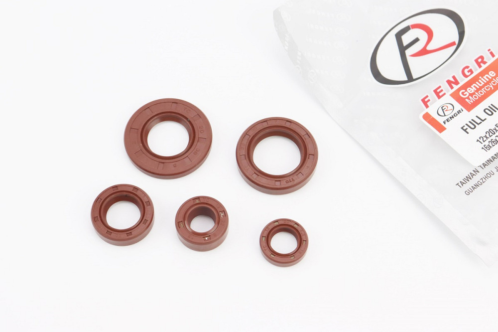 Сальники к-кт 5шт (12x20x5,5; 12x22x9; 16x26x7; 20x38x5; 22x35x7) двигуна, BOXER BM/ВМX 150cc, від 3шт -8% Київ - фото 1