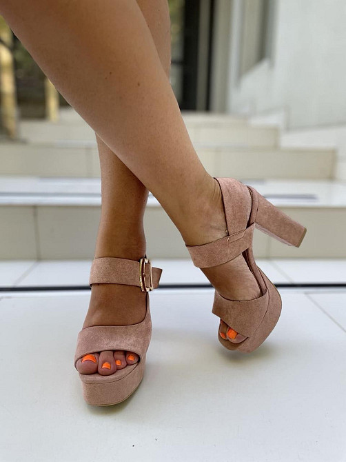 Girnaive Босоніжки жіночі Girnaive пудра (літо, еко-замша) (1020) лише 37р. Коломыя - изображение 8