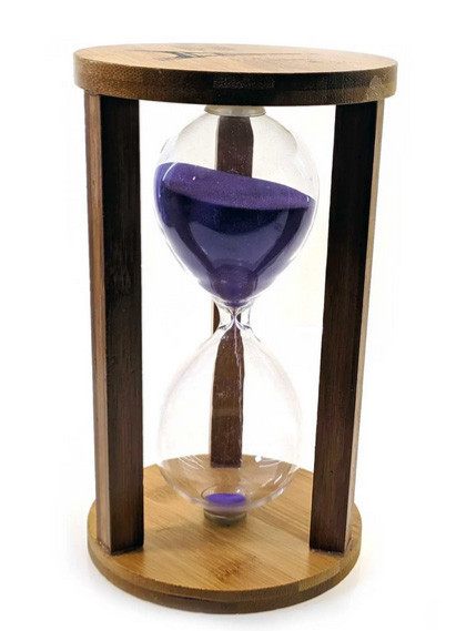 Часы песочные 60 минут фиолетовый песок Киев - изображение 1