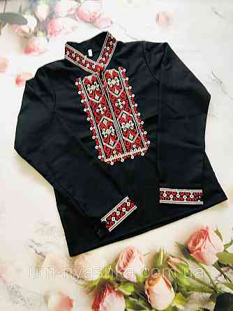 Вышиванка подростковая лен 