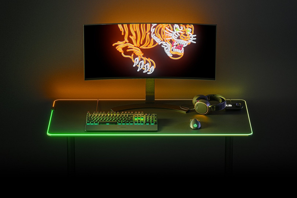Ігрова поверхня SteelSeries QcK Prism Cloth 3XL ETAIL RGB 1200x590x4мм Вінниця - фото 5
