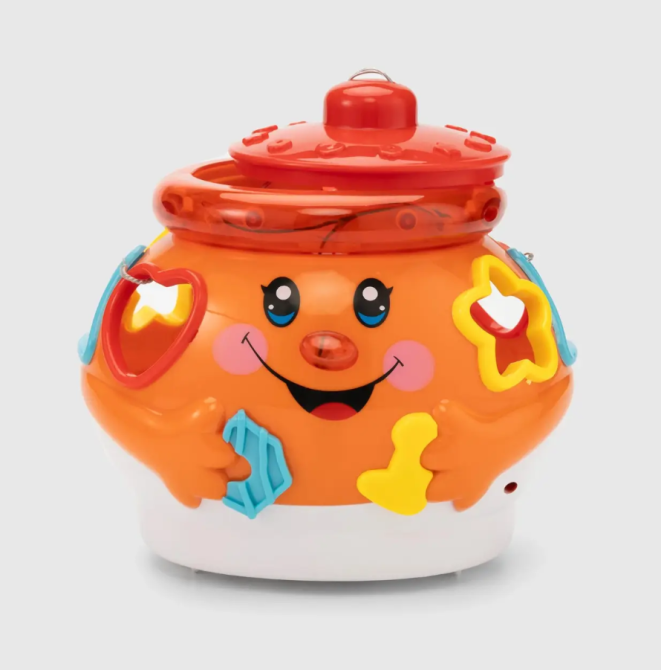 Сортер іграшка Limo Toy розвиваюча Музичний горщик Помаранчевий (0915 UA) Чернігів - фото 1