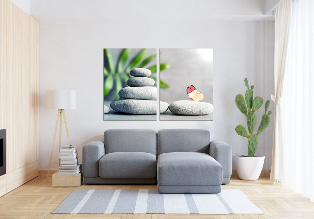 Модульная картина в гостиную / спальню  Спа камні   TLV-2_030 90x132 см Київ - фото 3