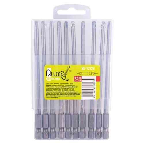 Alloid. Набір біт магнітних для шуруповерта PH2 120мм, S2 (10шт) Одеса