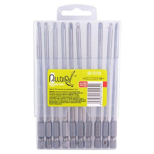 Alloid. Набір біт магнітних для шуруповерта PH2 120мм, S2 (10шт) Одесса - изображение 2