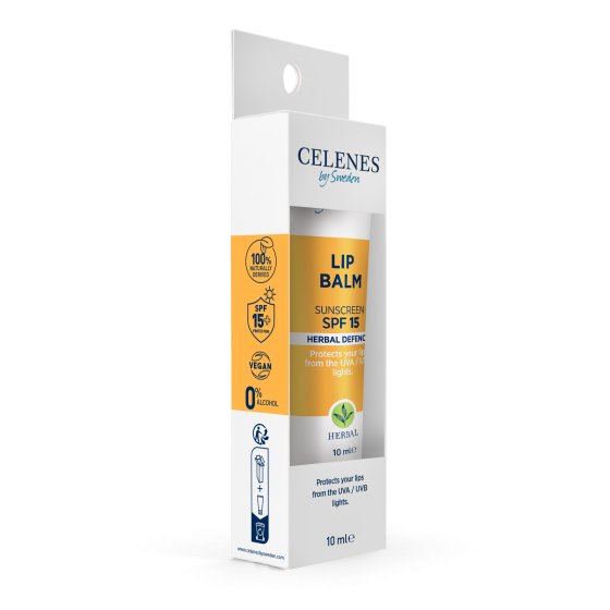Солнцезащитный бальзам для губ SPF 15 Celenes 10 мл Винница